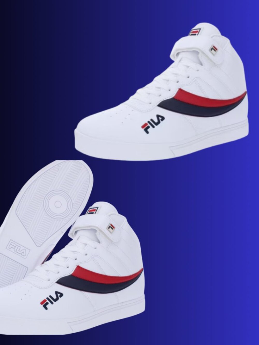 Men’s FILA VULC 13 Reverse Flag Sneakers – Size 8.5